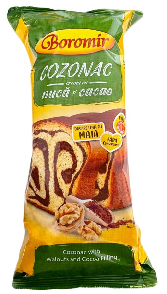 Cozonac cu nuca si cacao