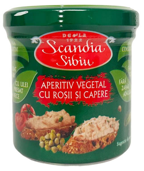 Pastete vegetarisch mit Tomate + Kapern (Scandia)