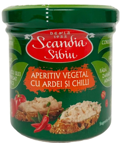 Pastete vegetarisch mit Paprika + Chili (Scandia)