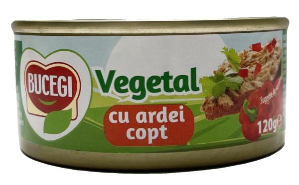 Pastete vegetarisch mit gebackener Paprika (Bucegi) | Pate vegetala tart cu ardei copt