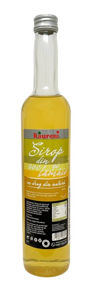 Sirup Holunder + Zitrone (Raureni)